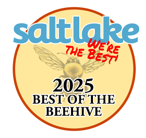 Salt Lake magazine Best of the Beehive 2025 award badge